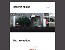 Tablet Screenshot of galeriaregina.com